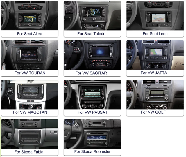 Navegador Volkswagen Golf Passat Tiguan Touran Pol