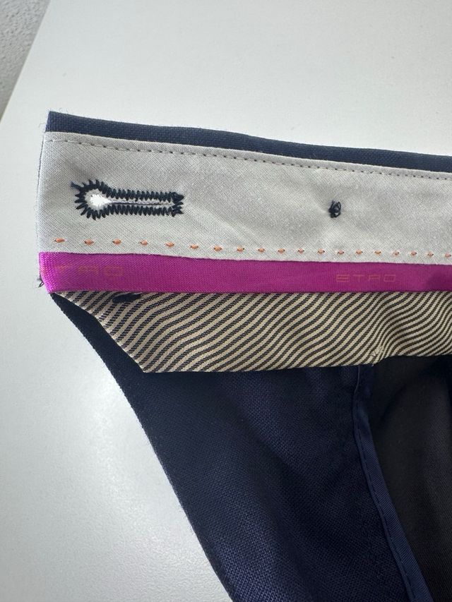 Pantaloni ETRO Milano Slim Fit Blu Navy · Nuovi