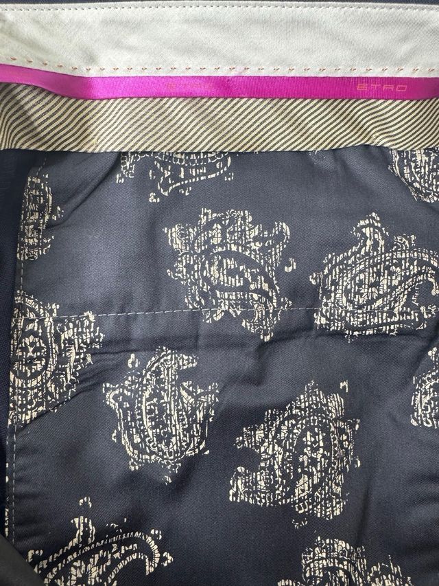 Pantaloni ETRO Milano Slim Fit Blu Navy · Nuovi