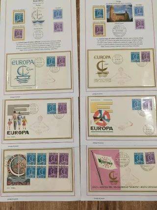 Collezione francobolli EUROPA 1966 FDC
