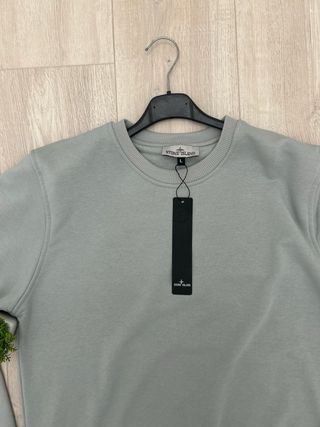 Stone Island Felpa Verde Oliva L