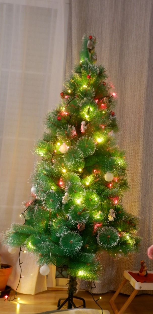 Árbol de Navidad Efecto Nieve