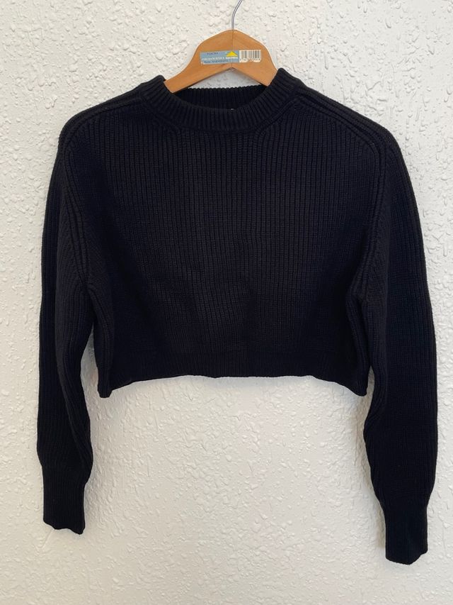 Suéter Zara Negro Nuevo con Etiqueta