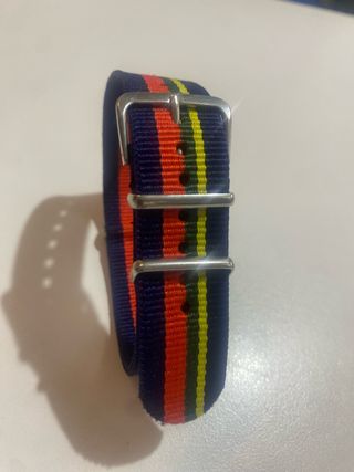 Cinturino NATO Nylon 20mm Blu/Giallo/Verde/Arancio