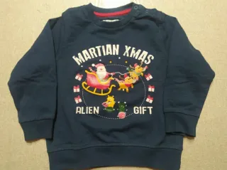 Felpa natalizia Martian Xmas