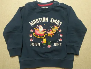 Felpa natalizia Martian Xmas