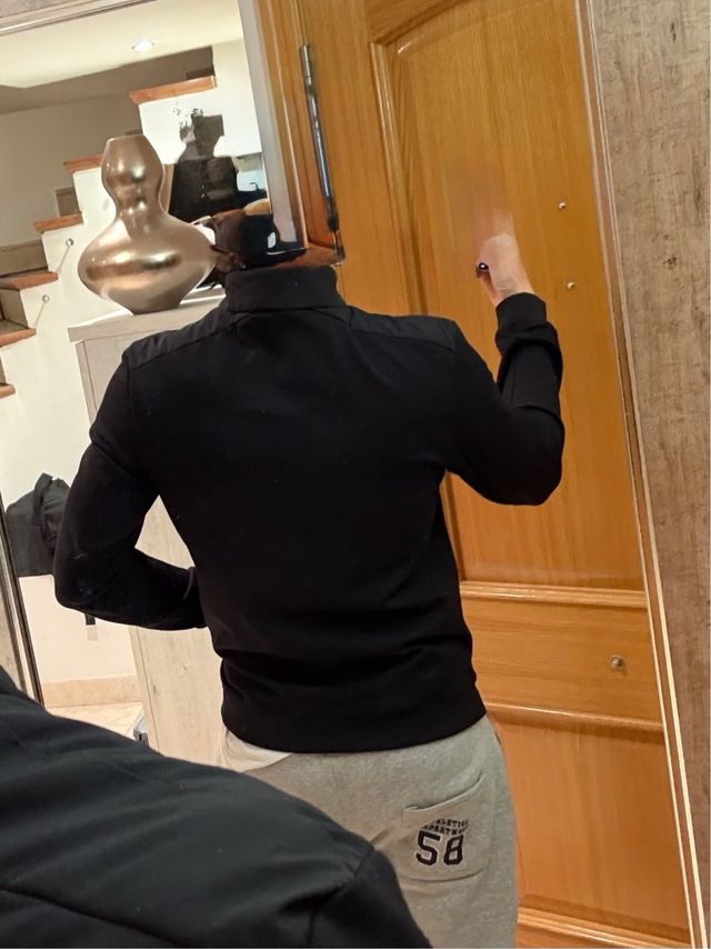 Giubbotto imbottita nera Springfield