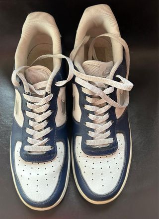 Nike Air Force 1 Zapatillas Azul Blanco Talla 45