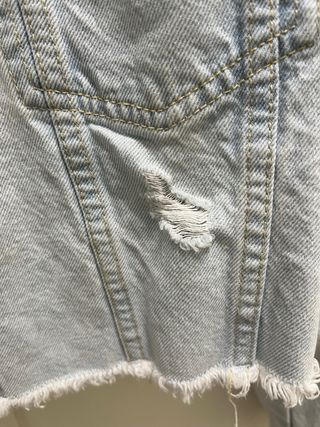 Cazadora tejana desgastada