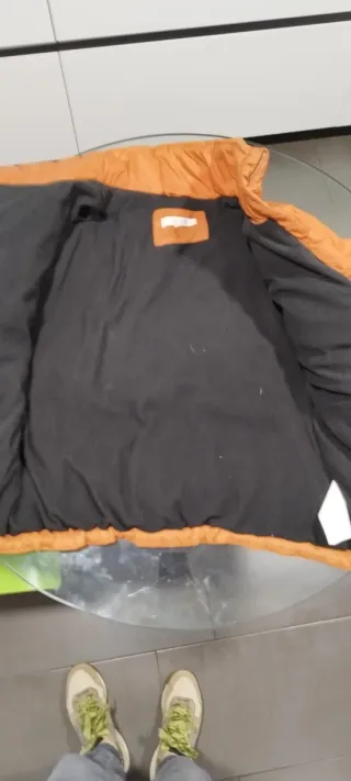 Bomber acolchada naranja