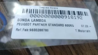 Peugeot partner. Sonda .Sensor nox.