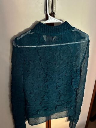 Camisa Adolfo Dominguez Verde Talla 38