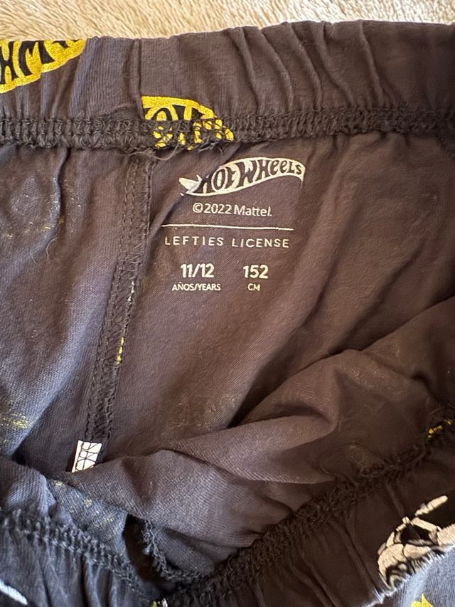 Pantalón pijama Hot Wheels Talla 11/12