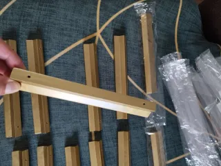 Pomos y Tiradores de madera dorados