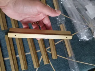 Pomos y Tiradores de madera dorados