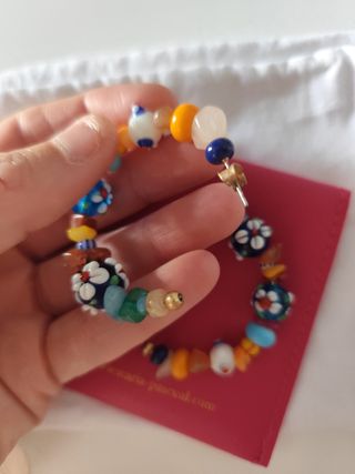 Pendientes Aro Zara Multicolor