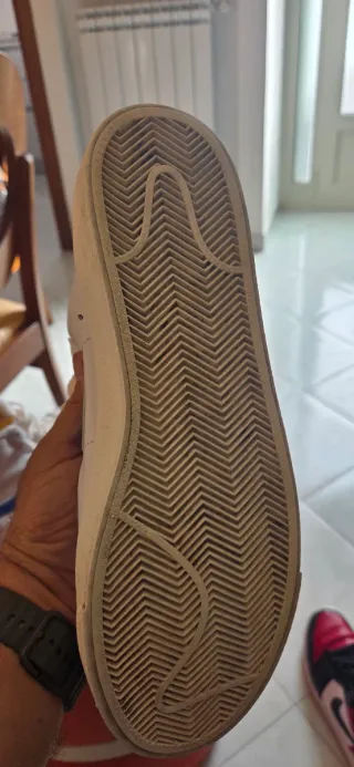 Nike Blazer Mid '77 Vintage Bianche Blu