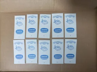 Cromos Tortugas Ninja Danone años 80