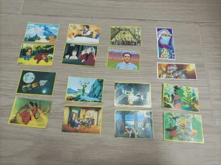 Cromos Tortugas Ninja Danone años 80