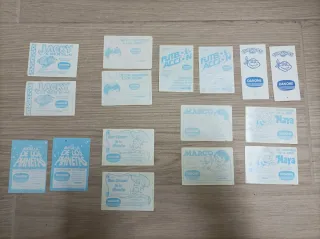 Cromos Tortugas Ninja Danone años 80