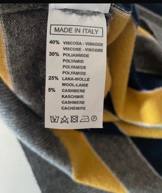 Maglione Old River uomo lana righe