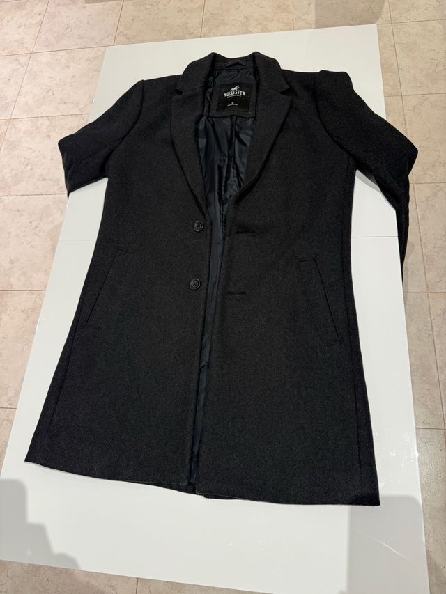 Parka lunga Hollister nera