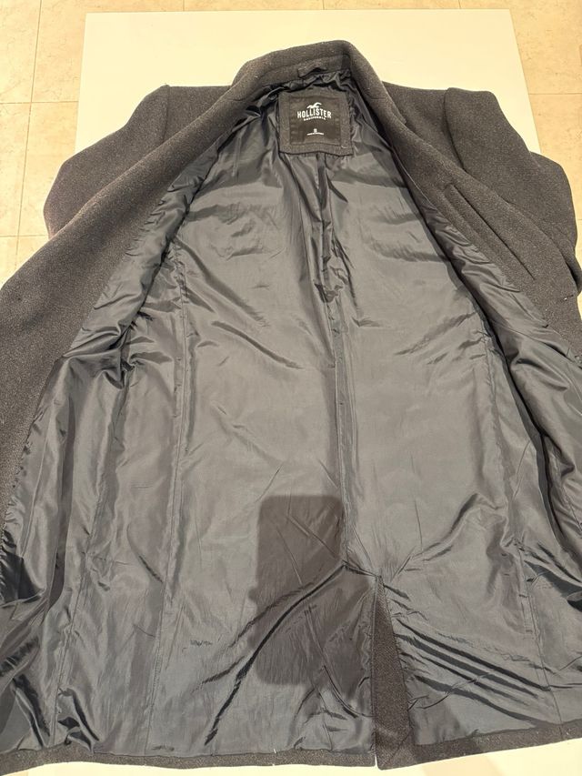 Parka lunga Hollister nera