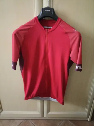 Maglia Ciclismo Uomo Castelli Tg. L Rossa