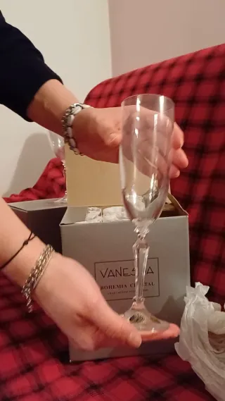 Bicchieri cristallo Vanessa Bohemia