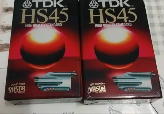 2 Cintas TDK HS45 High Quality Standard
