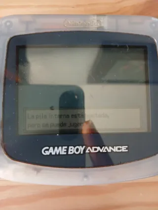 Game Boy Advance Transparente Gris
