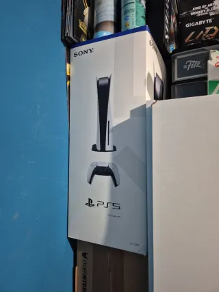 Ps5 con caja y mando