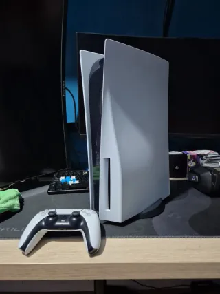 Ps5 con caja y mando