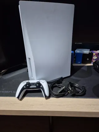 Ps5 con caja y mando