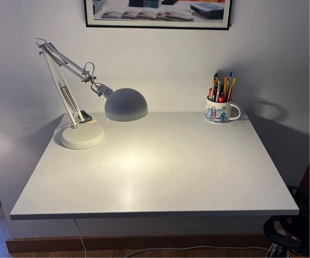 Mesa estudio Plegable Blanca Ikea