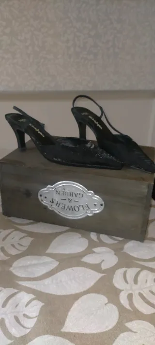 Zapatos de fiesta negros para mujer