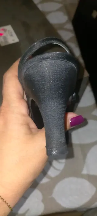 Zapatos de fiesta negros para mujer