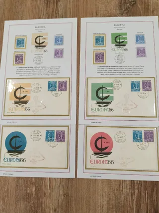 Collezione francobolli e FDC EUROPA 1966