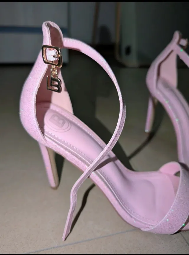 Sandali tacco Laura Biagiotti rosa