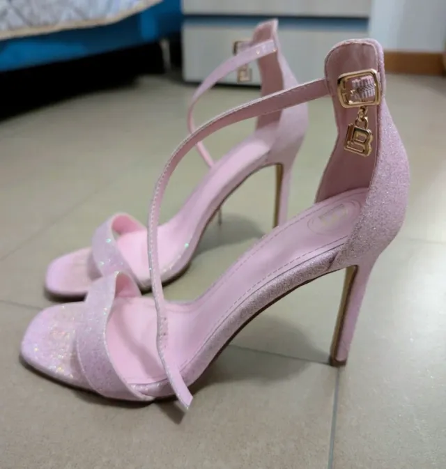 Sandali tacco Laura Biagiotti rosa