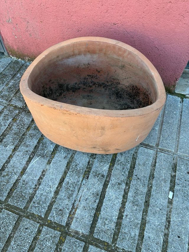 Maceta terracota antigua