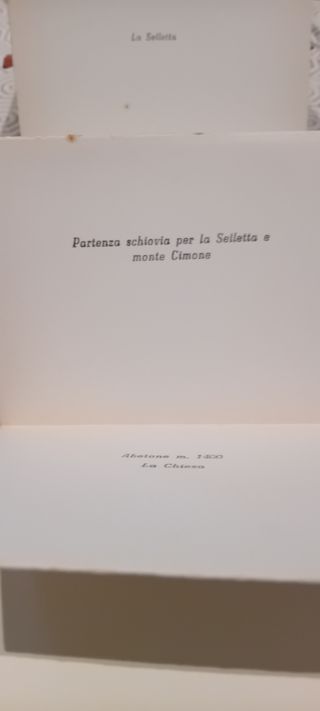 Cartoline Abetone Stampa Fotografica B/N