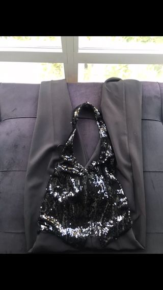 Mono lentejuelas negro