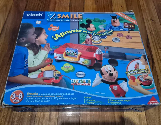 Consola Vtech V.Smile Mickey Mouse+2 juegos