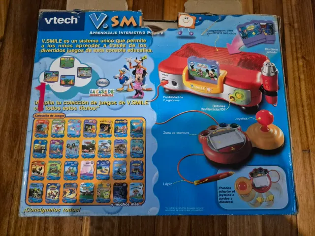 Consola Vtech V.Smile Mickey Mouse+2 juegos