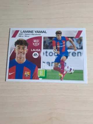 Cromo Lamine Yamal FC Barcelona La Liga