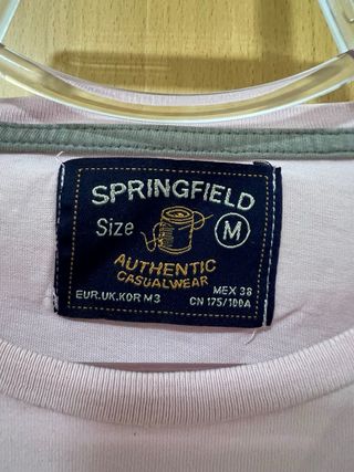 Camiseta rosa Springfield