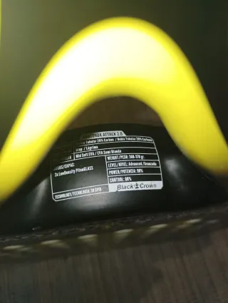 Pala pádel Black Crown Anaconda Attack 2.0