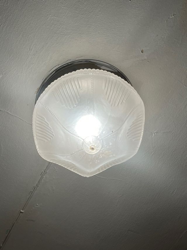 Lámpara techo cristal vintage