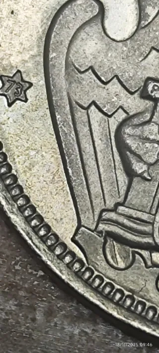 Monedas 25 y 50 Pesetas Estrella 73